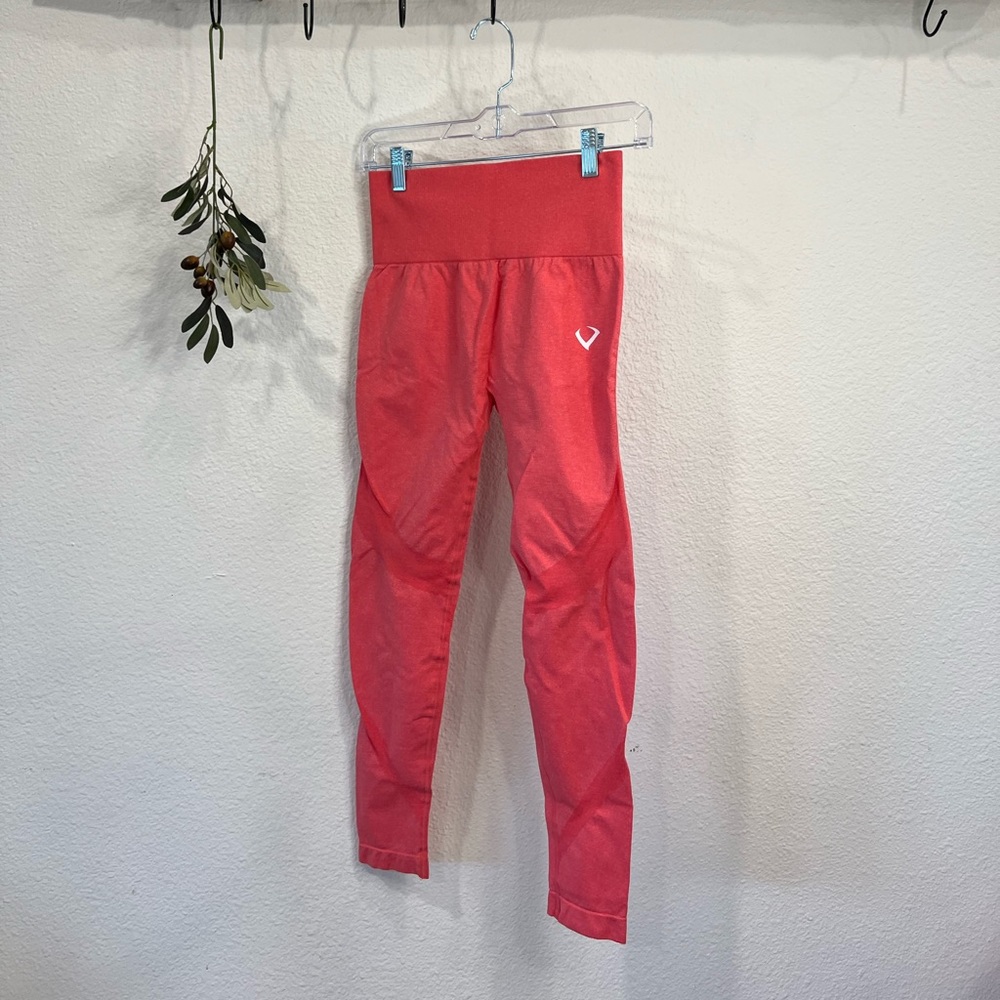 Violate the Dress Code Seamless Watermelon Pink Leggings